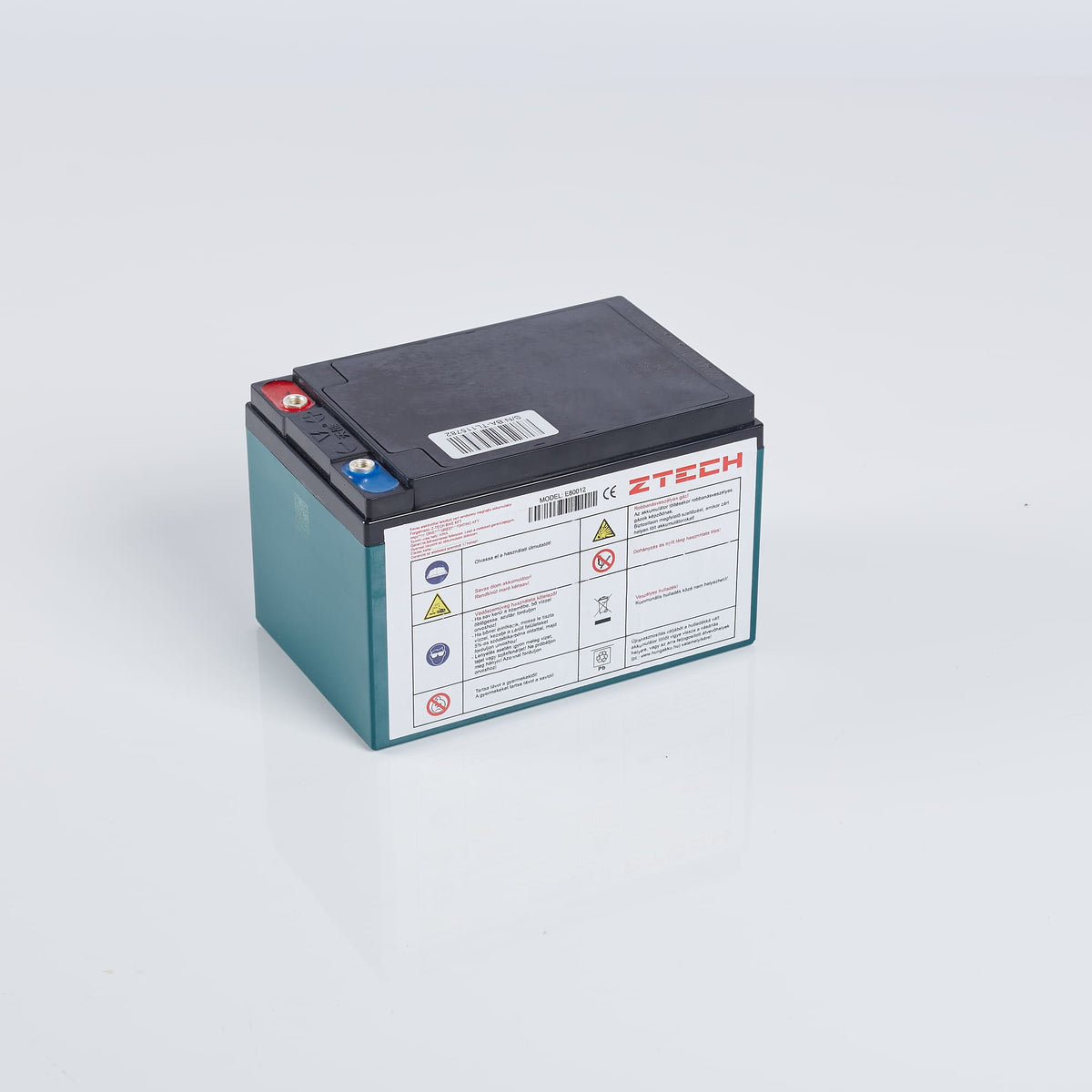 Batteria singola piombo 12V 12Ah ZT-09 – colore (prodotto)