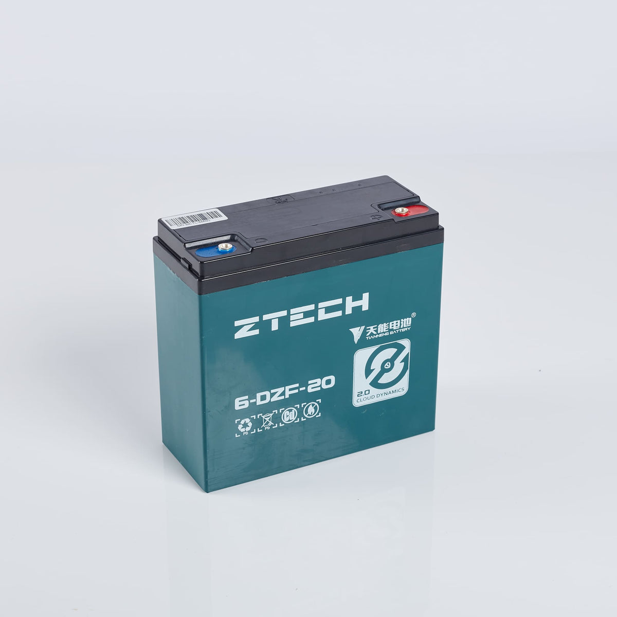 Batteria singola piombo 12V 20Ah ZT-09 – colore (prodotto)