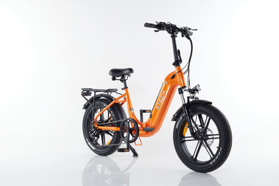Bici Elettrica KRONOS - ZT-89K – colore ARANCIO