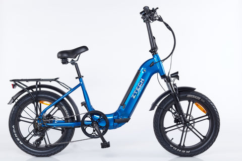 Bici Elettrica KRONOS - ZT-89K – colore AZZURRO