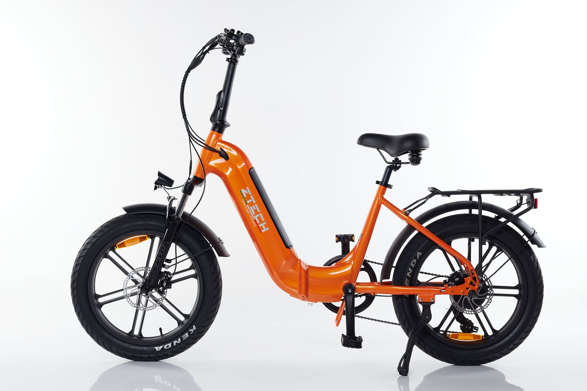 Bici Elettrica KRONOS - ZT-89K – colore ARANCIO