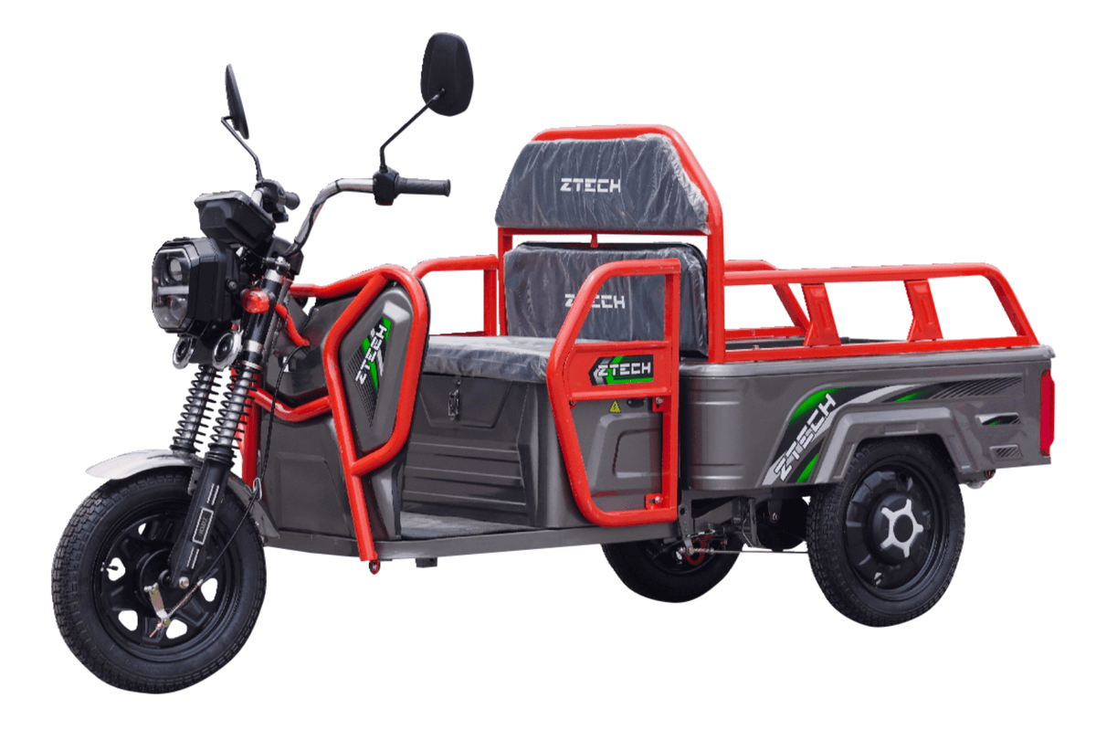 Triciclo commerciale elettrico ZT-92A – colore GRIGIO