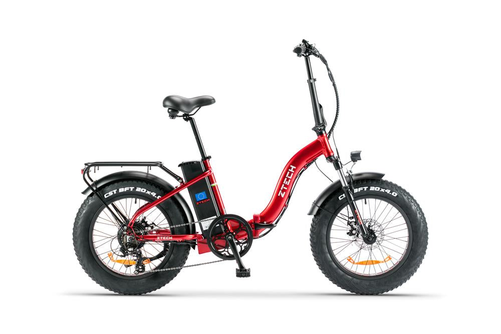 Bici Elettrica FOLDING ETNA - ZT-89A – colore ROSSO