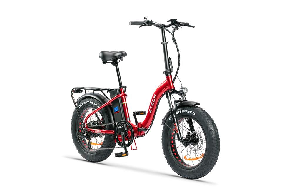 Bici Elettrica FOLDING ETNA - ZT-89D – colore ROSSO