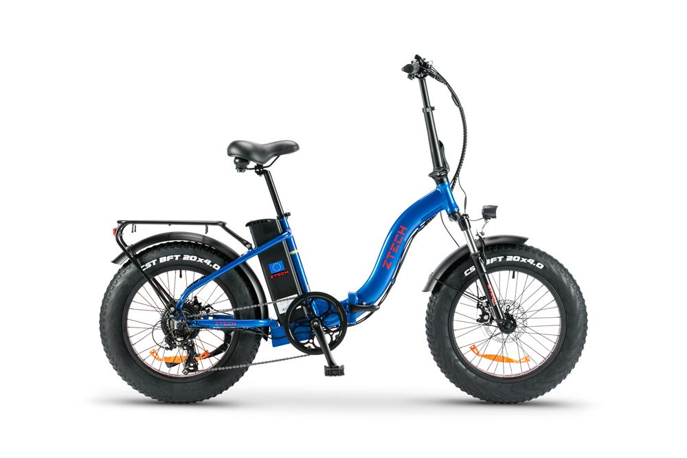 Bici Elettrica FOLDING ETNA - ZT-89A – colore AZZURRO