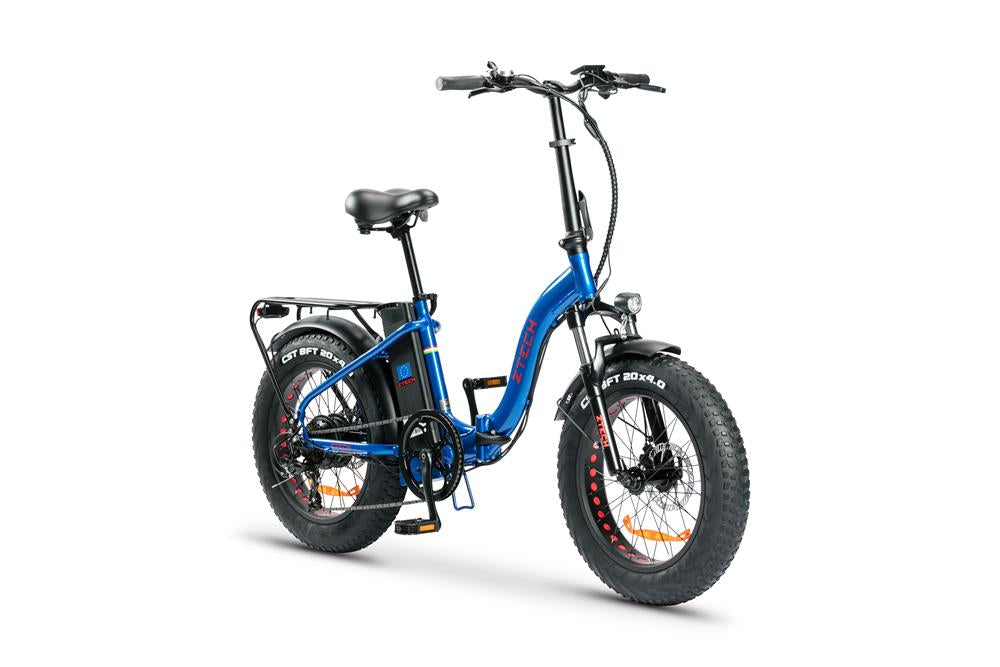 Bici Elettrica FOLDING ETNA - ZT-89A – colore AZZURRO