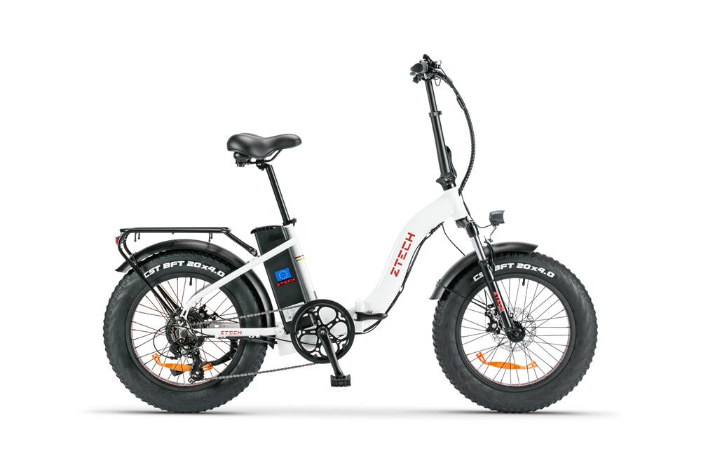 Bici Elettrica FOLDING ETNA - ZT-89A – colore BIANCO