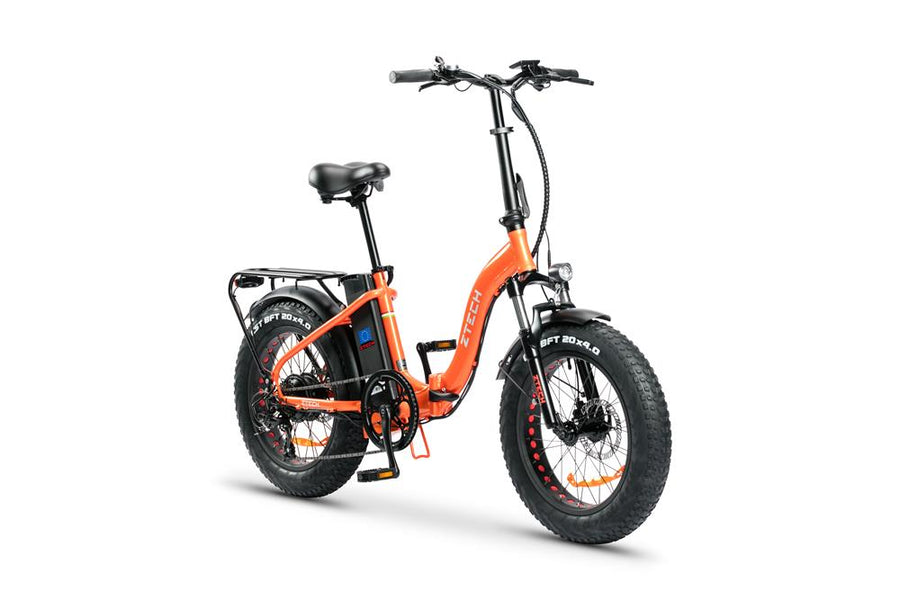 Bici Elettrica FOLDING ETNA - ZT-89A – colore ARANCIO