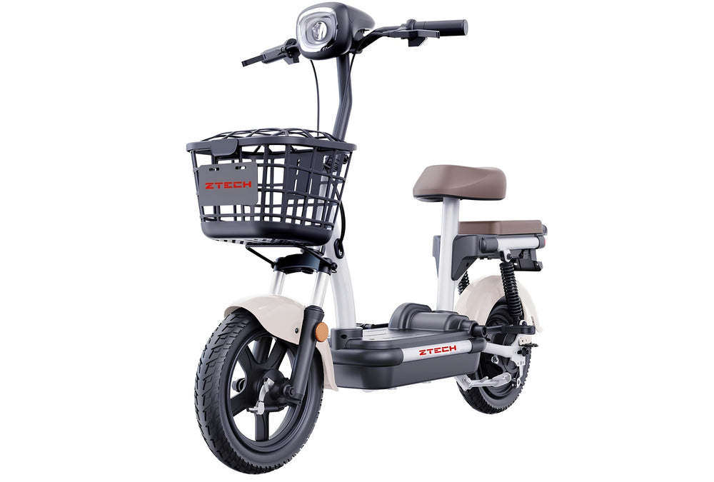 Bici Elettrica Scooter CASPER - ZT-06 – colore MARRONE
