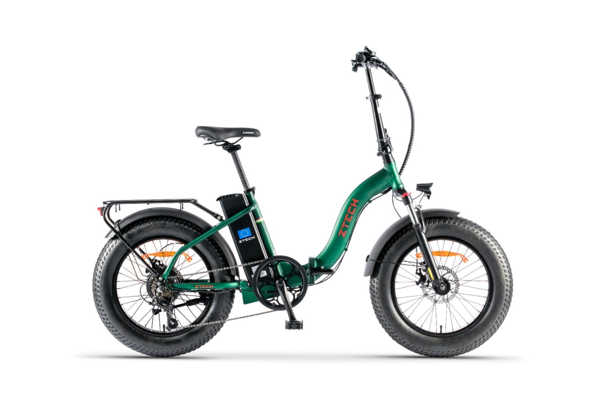 Bici Elettrica FOLDING ETNA - ZT-89D – colore VERDE