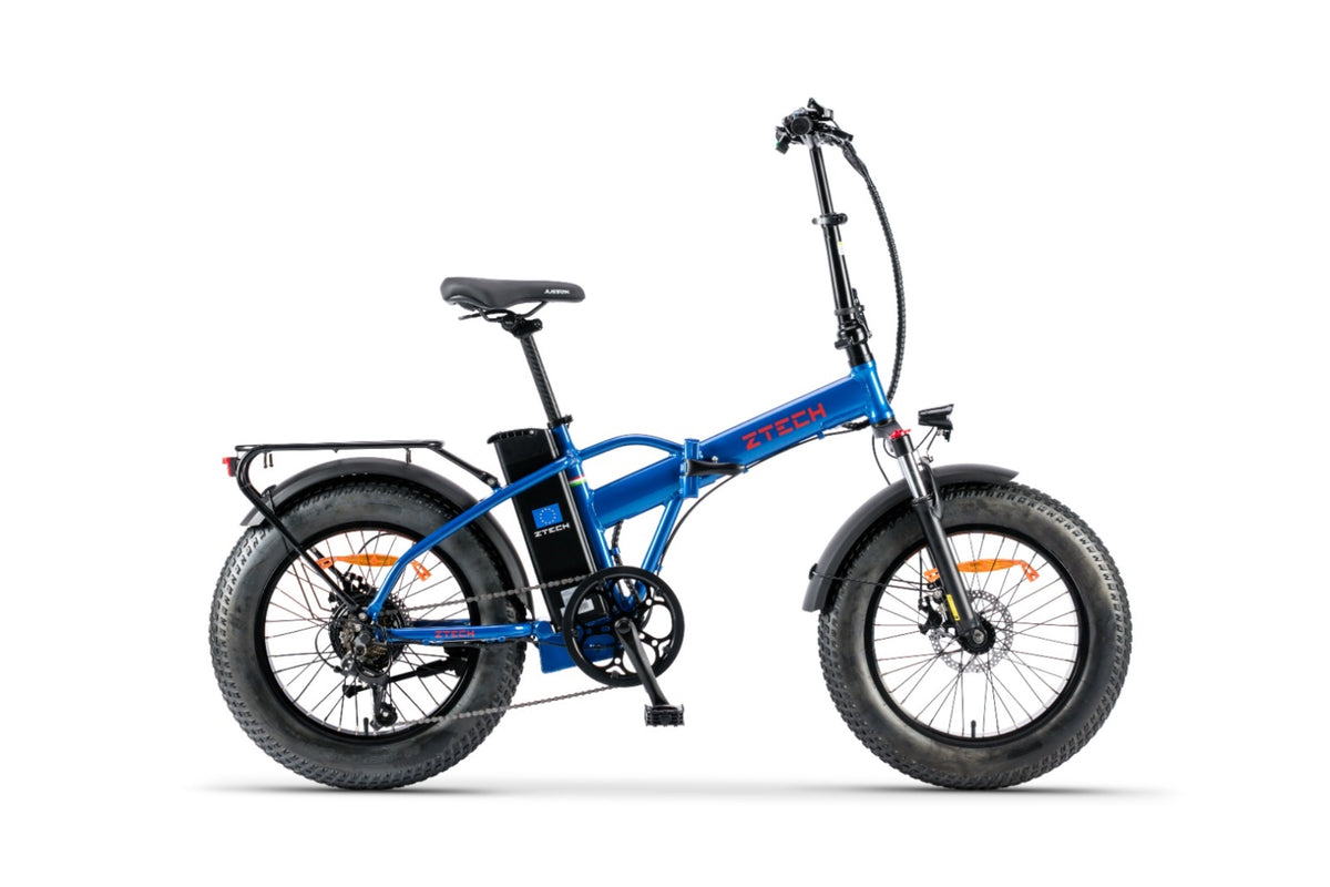 Bici Elettrica ZT-89F – colore AZZURRO