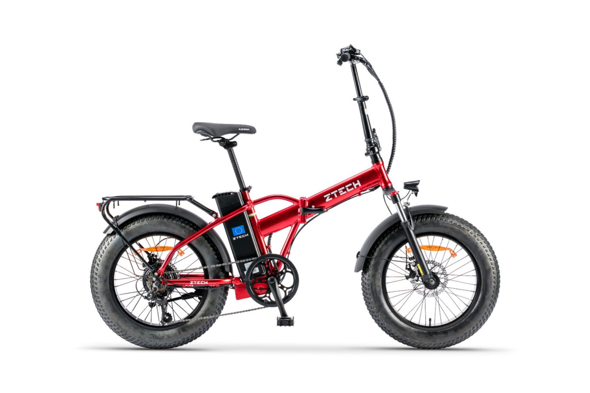 Bici Elettrica FOLDING ETNA - ZT-89DF – colore ROSSO