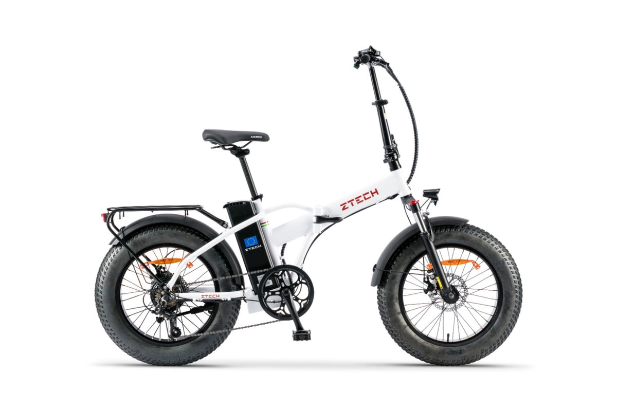 Bici Elettrica FOLDING ETNA - ZT-89DF – colore BIANCO