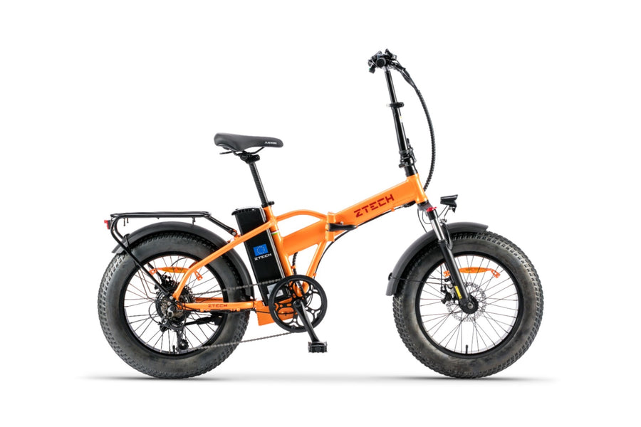 Bici Elettrica FOLDING ETNA - ZT-89DF – colore ARANCIO