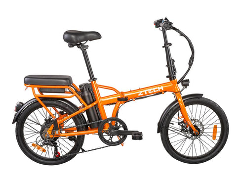 Bici Elettrica LEAF - ZT-12 – colore ARANCIO
